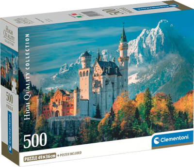 Puzzle 500 Piezas HQC Clementoni Neuschwanstein Castle