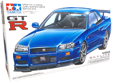 Model Kit Tamiya: Nissan Skyline GT-R V-spec R34