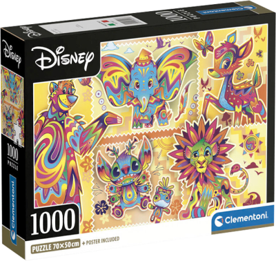 Puzzle Clementoni 1000 Piezas Disney (Colorful Classics)