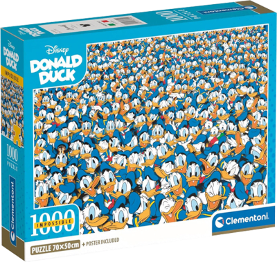 Puzzle Clementoni 1000 Piezas Disney (Donald Duck)1