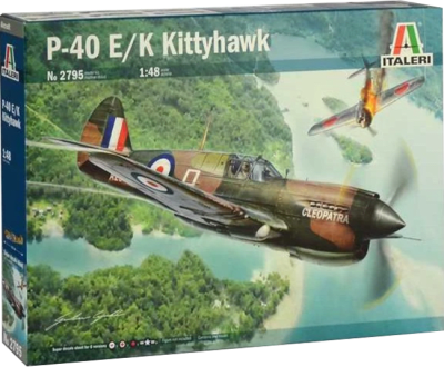 Model Kit Italeri: P-40 E/K Kittyhawk1