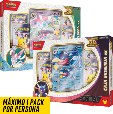 PREVENTA Pack 2 Caja Pokemon TCG: Celebracion 30 Aniversario1