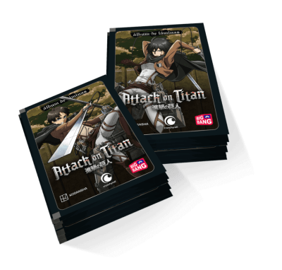 Sobre Láminas Álbum Attack On Titan