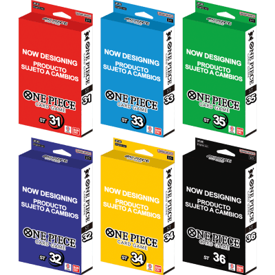 PREVENTA PACK Starter Deck One Piece CG: ST31-ST36