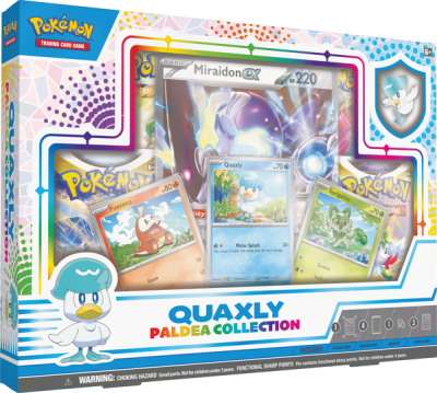 Colección con Pin Paldea Pokémon TCG: Quaxly Español1