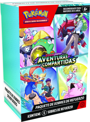Lote de Paquetes de Mejora Pokémon TCG: Aventuras Compartidas1
