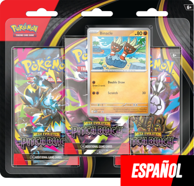 PREVENTA Blister Pokémon TCG: Megaevolucion - Tinieblas Umbrías (Binacle)