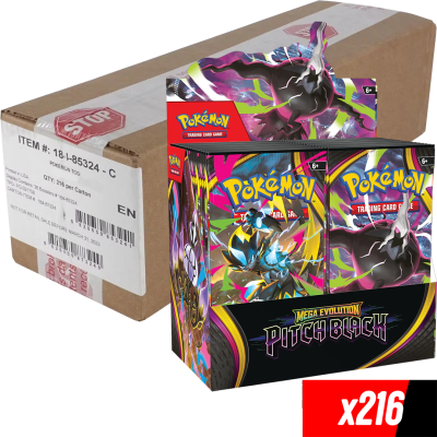 PREVENTA CASE Caja de Sobres Pokémon TCG: Mega Evolution - Pitch Black1