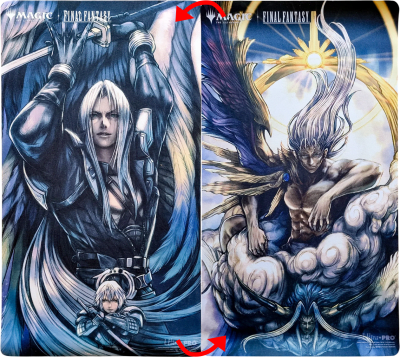 Playmat Double Sided Ultra Pro MTG: Final Fantasy Sephiroth, Fabled Soldier