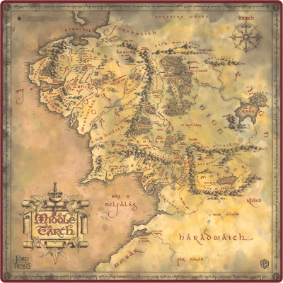 Playmat Oversized Lord of the Rings Ultimate Guard: Places of Middle Earth