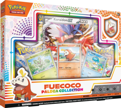 Colección con Pin Paldea Pokémon TCG: Fuecoco Español1