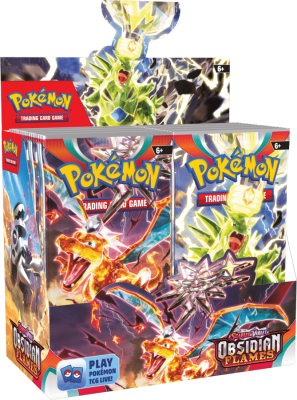 Caja de Sobres Pokemon TCG: Obsidian Flames Inglés1