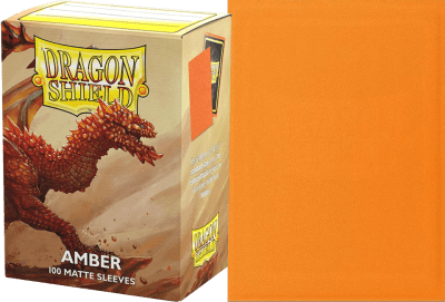 Protectores Dragon Shield Standard Matte: Amber
