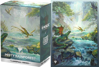 Protectores Dragon Shield Standard Landfall Series: Misty Rainforest1