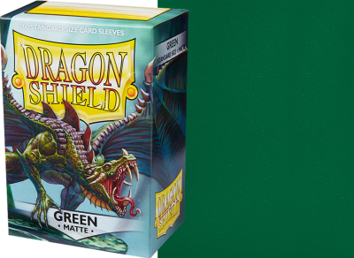 Protectores Dragon Shield Standard Matte: Green