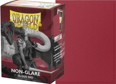 Protectores Dragon Shield Standard Matte Non-Glare: Blood Red