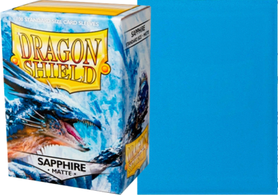 Protectores Dragon Shield Standard Matte: Sapphire