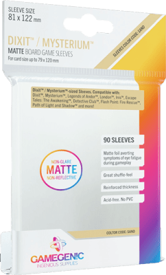 Protectores Gamegenic Dixit/Mysterium Matte 81x122 mm1