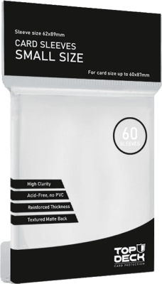 Protectores Top Deck Small Size (Blanco)1