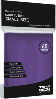 Protectores Top Deck Small Size (Morado)