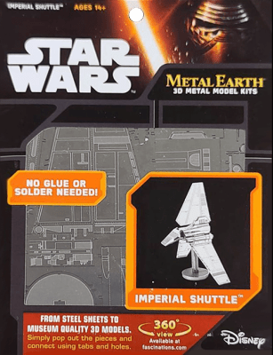 Puzzle 3D Metal Earth: Imperial Shuttle1