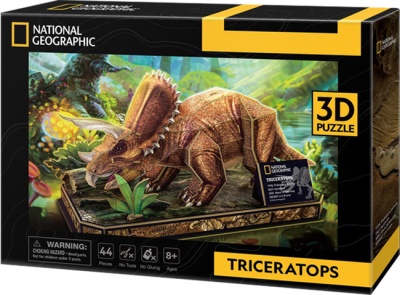 Puzzle 3D National Geographic: Triceratops