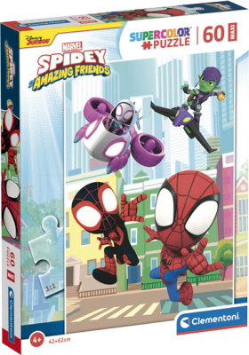 Puzzle Clementoni 60 Piezas Disney Junior (Spidey and his Amazing Friends 1)