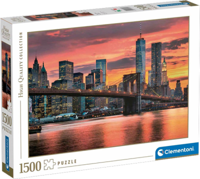 Puzzle Clementoni High Quality Collection 1500 Piezas (East River at Dusk)