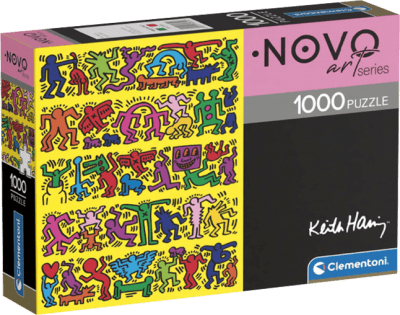 Puzzle Clementoni Novo Art Series 1000 Piezas Keith Haring (Number One)1