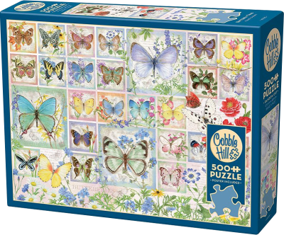 Puzzle Cobble Hill 500 Piezas (Butterfly Tiles)1