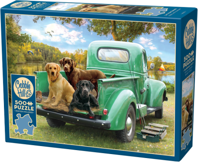 Puzzle Cobble Hill 500 Piezas (Let's Go Fishing)1