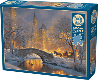 Puzzle Cobble Hill 500 Piezas (Winter in the Park)1