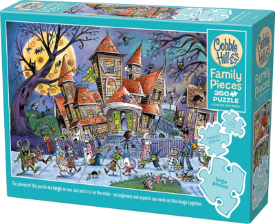 Puzzle Cobble Hill Family Pieces 350 Piezas (Haunted House)