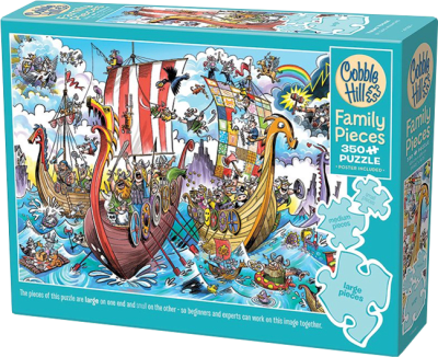 Puzzle Cobble Hill Family Pieces 350 Piezas (Viking Voyage)1