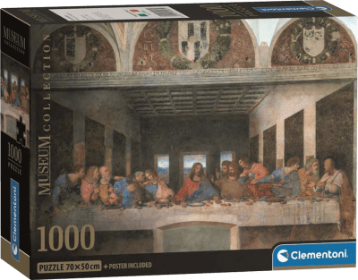 Puzzle 1000 Piezas Museum Clementoni Leonardo The Last Supper1