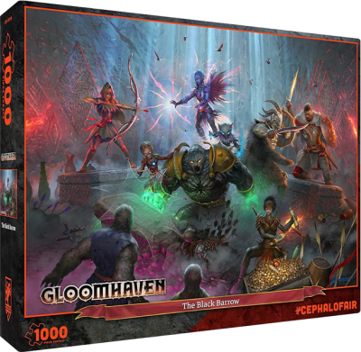 Puzzle Cephalofair Gloomhaven 1000 Piezas: The Black Barrow1