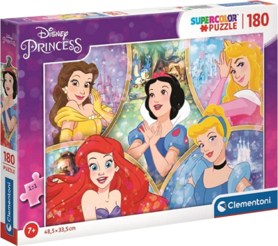 Puzzle Clementoni 180 Piezas Disney (Princess)1