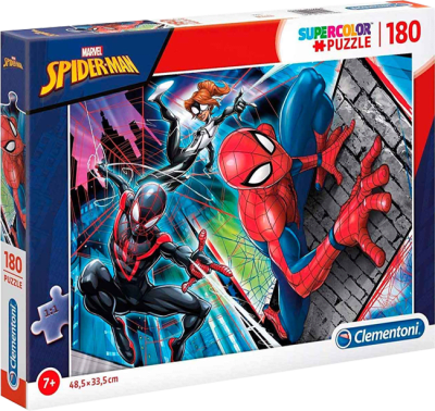 Puzzle Clementoni 180 Piezas MARVEL (Spider-Man)