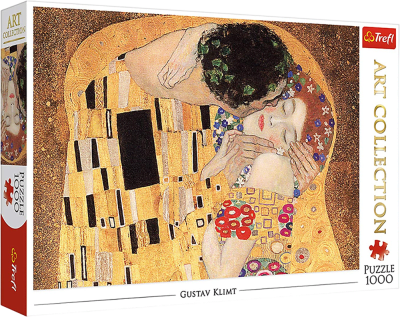 Puzzle Trefl 1000 Piezas Art Collection (The Kiss, Gustav Klimt)1