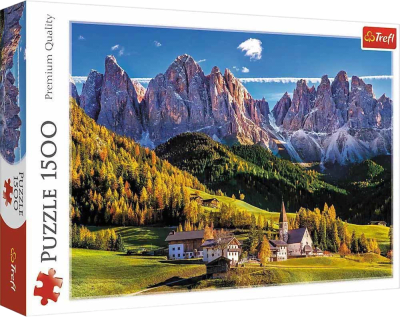 Puzzle Trefl 1500 Piezas (Val di Funes valley, Dolomites, Italy)1