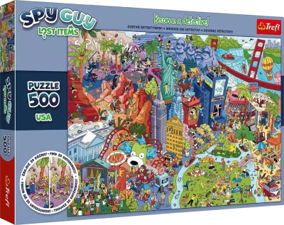 Puzzle Trefl 500 Piezas Spy Guy Lost Items (Europe)1