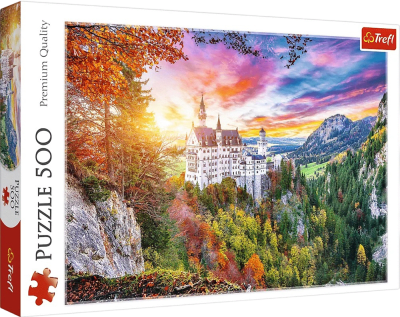 Puzzle Trefl 500 Piezas (View of the Neuschwanstein Castle, Germany)1