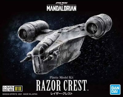 Model Kit Bandai Hobby Star Wars Mandalorian: Razor Crest Silver Coating Ver.2
