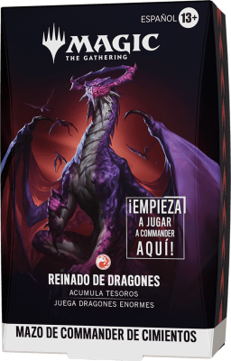 PREVENTA Baraja Commander MTG: Fundaciones - Reinado de Dragones1