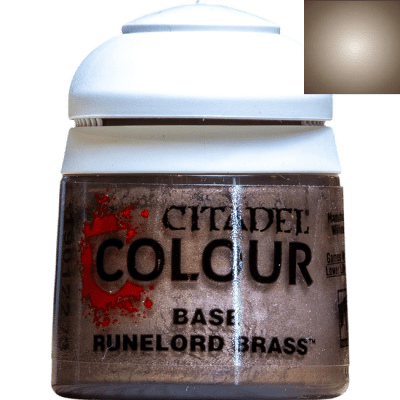 Citadel Colour Base: Runelord Brass 12ml