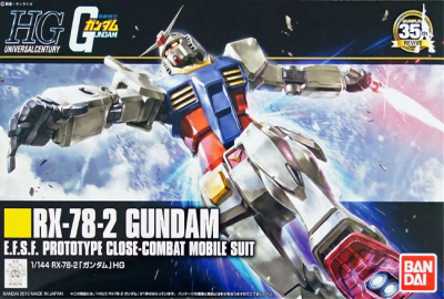 Model Kit Bandai Hobby HG: RX-78-2 Gundam1