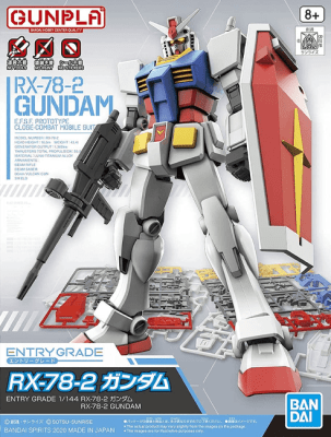 Model Kit Bandai Hobby Entry Grade: RX-78-2 Gundam