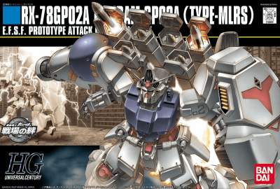 Model Kit Bandai Hobby HG: RX-78GP02A Gundam (Type-MLRS)