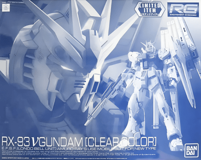 Model Kit Bandai HG: RX-93 V Gundam - Clear Color