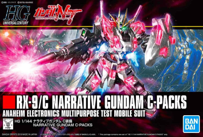 Model Kit Bandai Hobby HG: RX-9/C Narrative Gundam C-Packs1